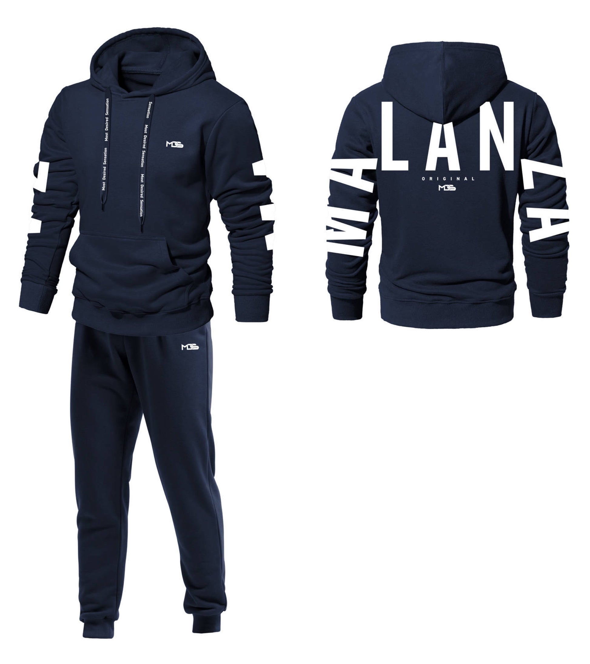 Tracksuit Set Fato de Treino Malanza | Conforto e Estilo Diário