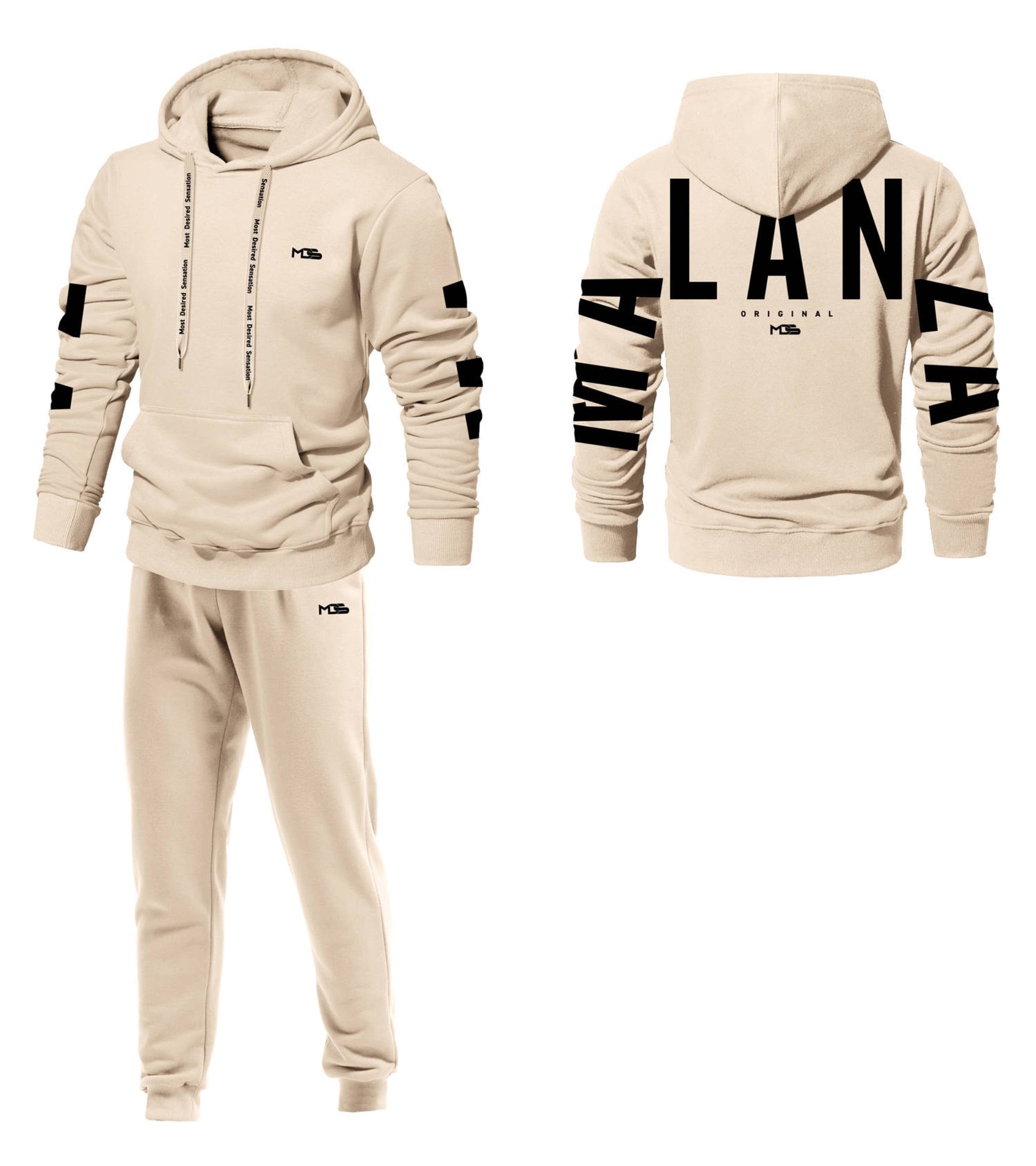 Tracksuit Set Fato de Treino Malanza | Conforto e Estilo Diário